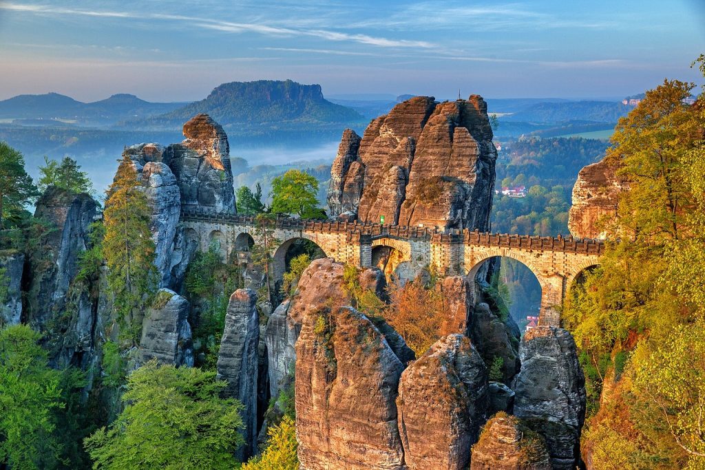 bastei, bridge, rock formation, elbe sandstone mountains, germany, nature, landscape, bridge, bridge, germany, germany, germany, germany, germany, nature